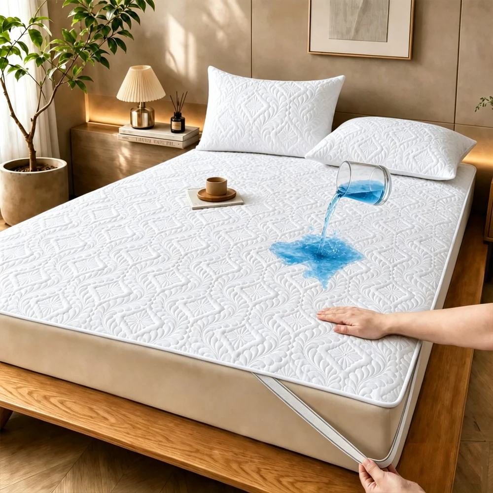1pc Multi-Color Four-Corner El - Waterproof Mattress Protector Breathable review and price